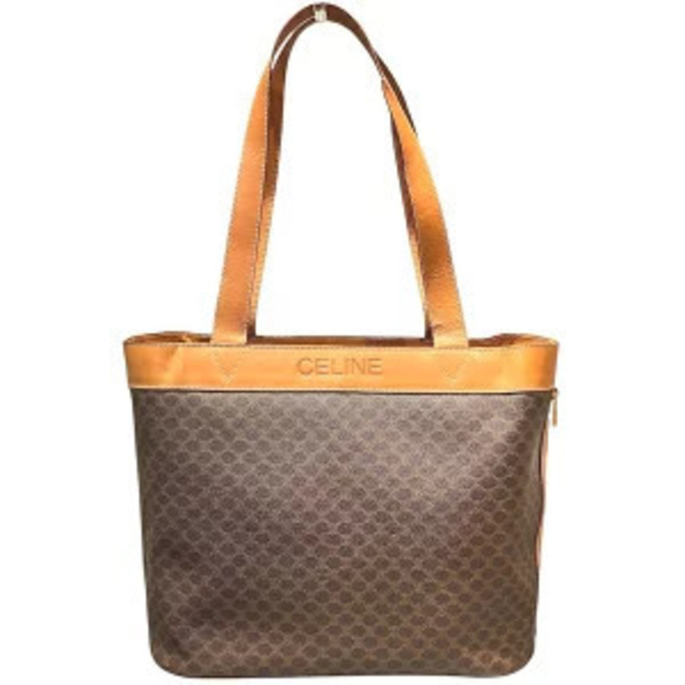 Celine Macadam Brown Tote Bag